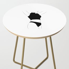 woman's silhouette 10 Side Table