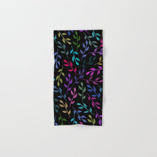 Colorful Leaves V Hand & Bath Towel