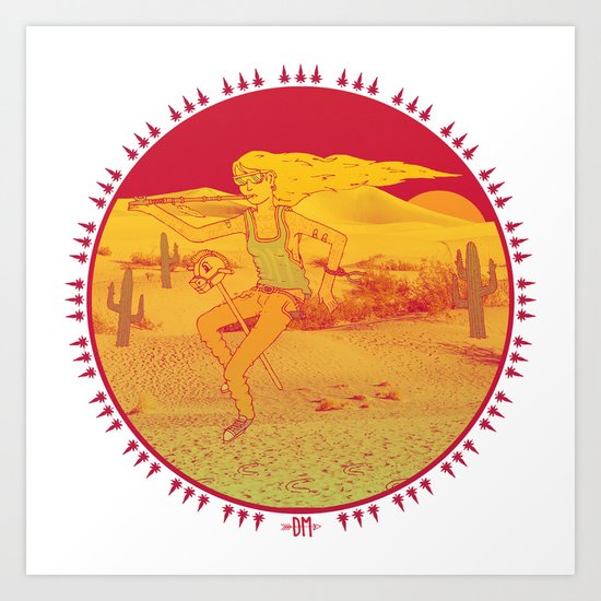 Day Tripper. Art Print