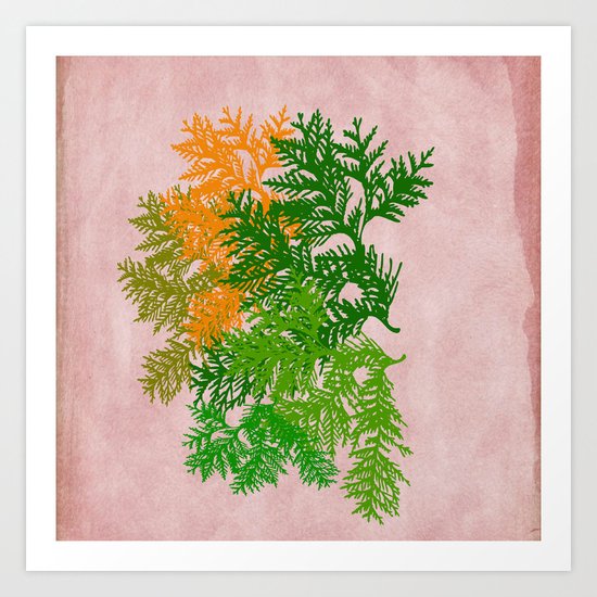 Fall Fern Art Print