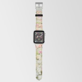 Beautiful White & Pink Roses Apple Watch Band
