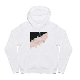Modern black lace pink rose gold brushstrokes Hoody | Goldbrushstrokes, Glamour, Girly, Painting, Rosegold, Elegant, Curated, Florallace, Glam, Pink 