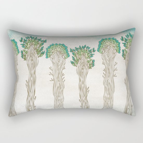 Amazon Trees Rectangular Pillow