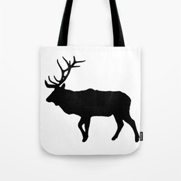 Graphic Silhouette Elk 02 Tote Bag