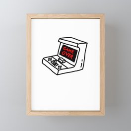 Game Over Framed Mini Art Print