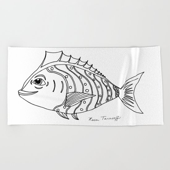 Catch of the Day Beach Towel