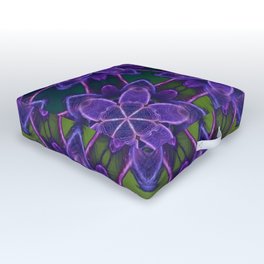 Lotus Flower Outdoor Floor Cushion