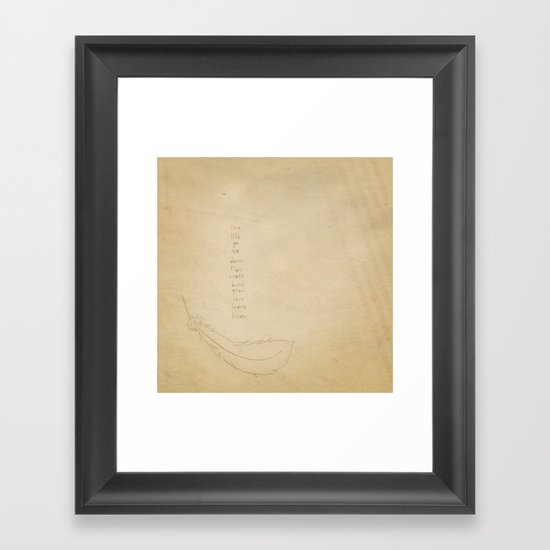 life Framed Art Print