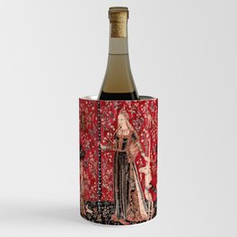 Lady and Unicorn Medieval Tapestry Touch Wine Chiller