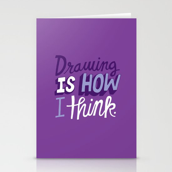 How I Think Stationery Cards