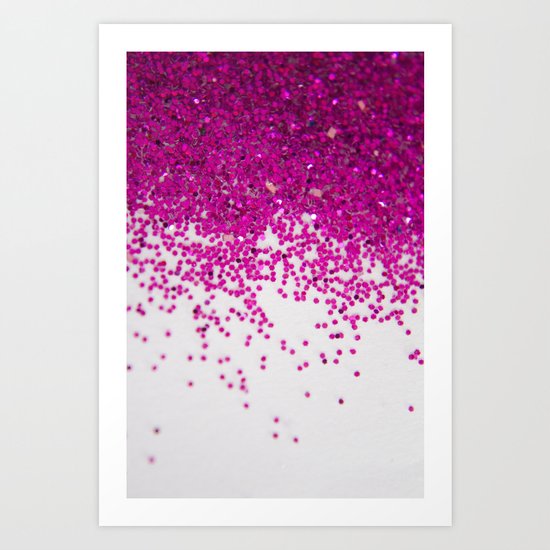 Fun I (NOT REAL GLITTER) Art Print