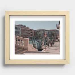 Canal Grande Corner Recessed Framed Print