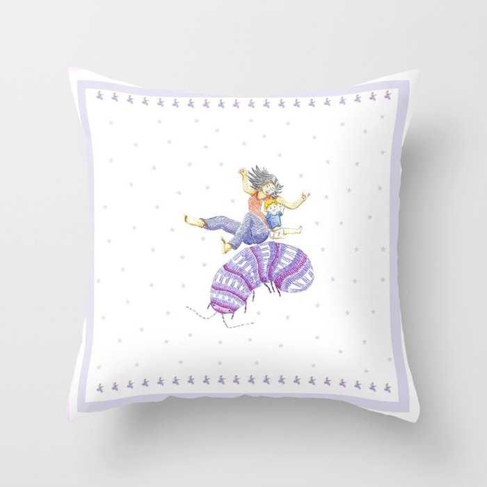 A Roly Poly Rumpus Throw Pillow By Gentleart Society6 A Roly Poly Rumpus Throw Pillow