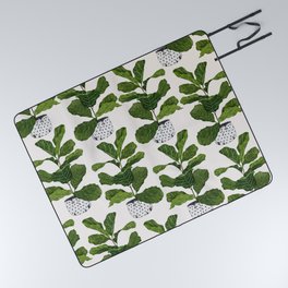 Fiddle leaf fig Tree Picnic Blanket