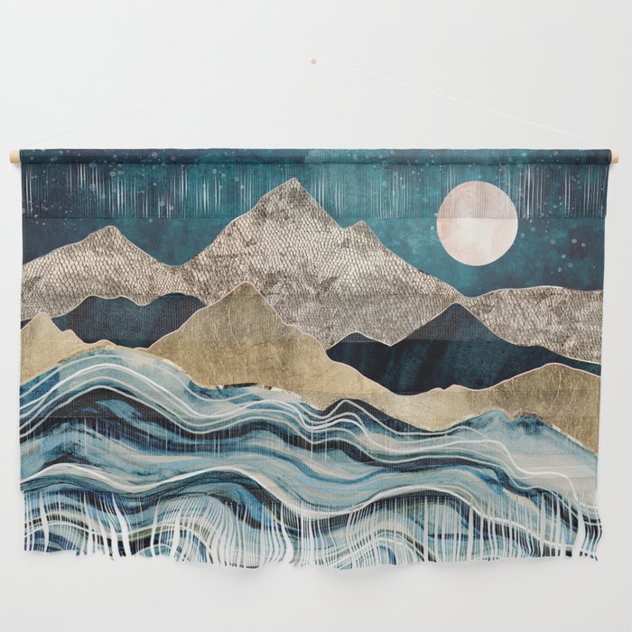 Indigo Sea Wall Hanging