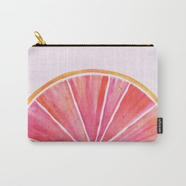Sunny Grapefruit Watercolor Carry-All Pouch