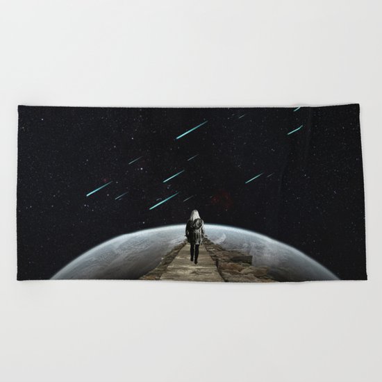 Falling Stars Beach Towel