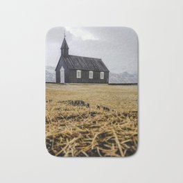 Iceland: Black Church Bath Mat