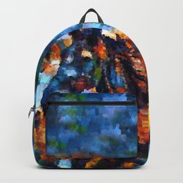 horses abstract Backpack