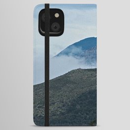 Hills Clouds Scenic Landscape 4 iPhone Wallet Case