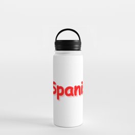 "#Spanish " Cute Design. Buy Now Water Bottle