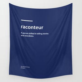 Raconteur - Dictionary Project Wall Tapestry