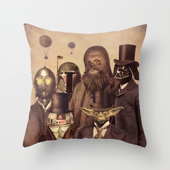 Victorian Wars Throw Pillow