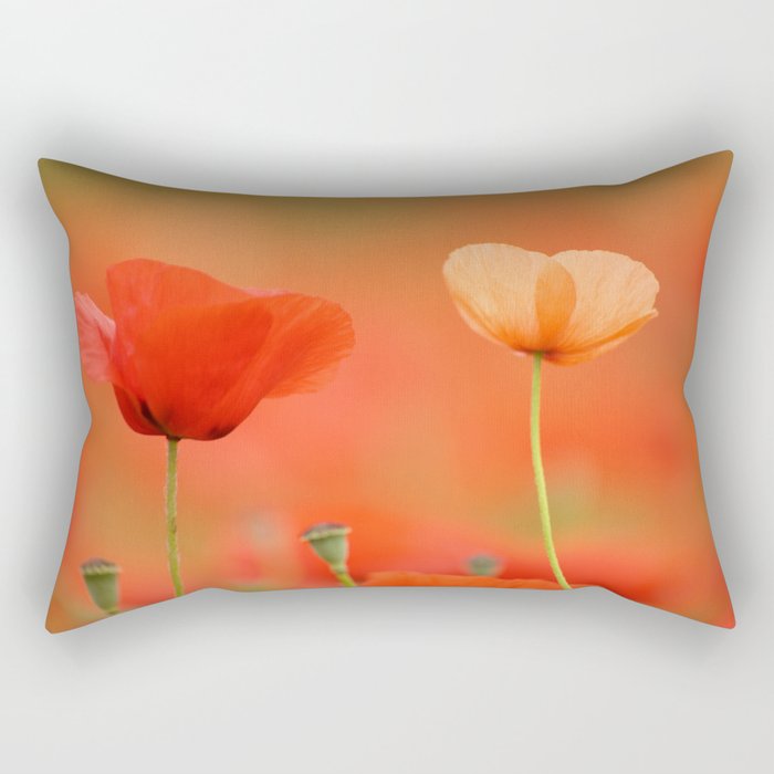 Two poppies 1873 Rectangular Pillow