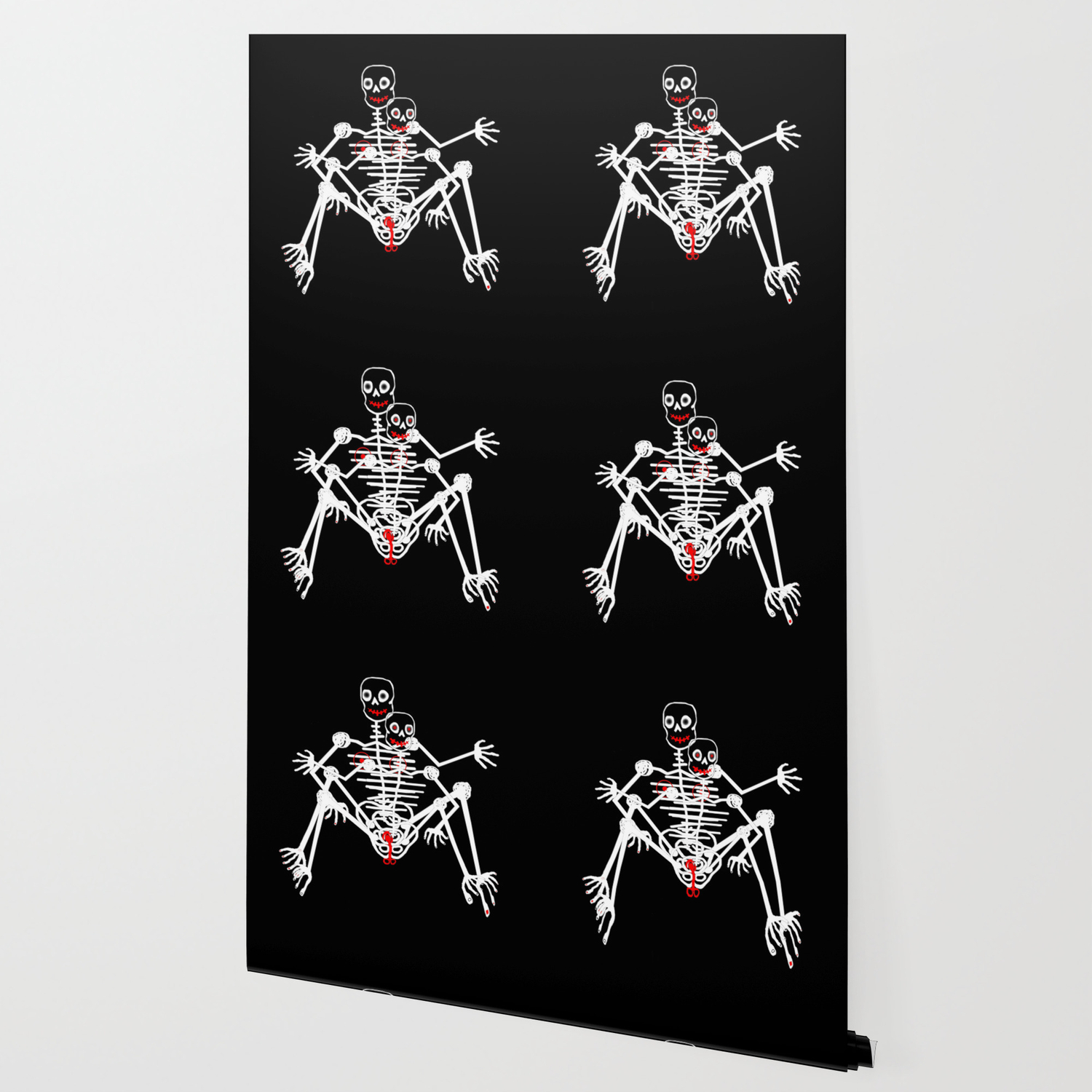 Sex Skeleton Wallpaper By Boutiquezia Society6