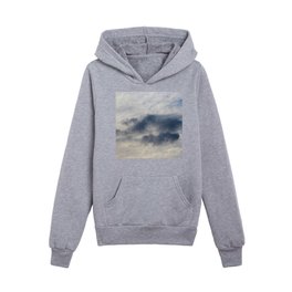 White and Black Clouds Cloudscape Skyscape Kids Pullover Hoodies