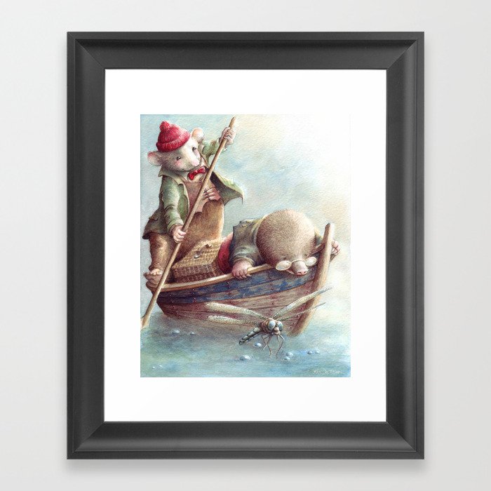 Friendship - The Wind in the Willows Framed Art Print