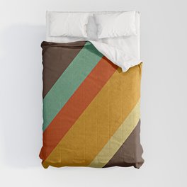 Retro 70s Color Palette Comforter