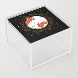 Moon Bunny Rabbit Rabbit Easter Acrylic Box