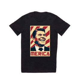 Ronald Reagan Retro Propaganda T Shirt