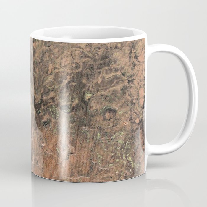 Copper Black Gold Marble Canvas Texture Coffee Mug