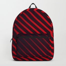 Red diagonal stripes pattern Backpack