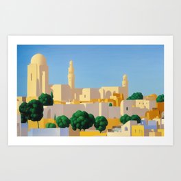 Tunisian Skyline 002-33 Art Print