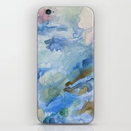 Watercolor Clouds iPhone Skin