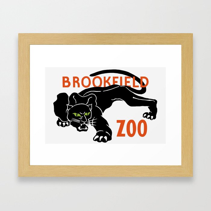 Brookfield Zoo -- WPA Framed Art Print