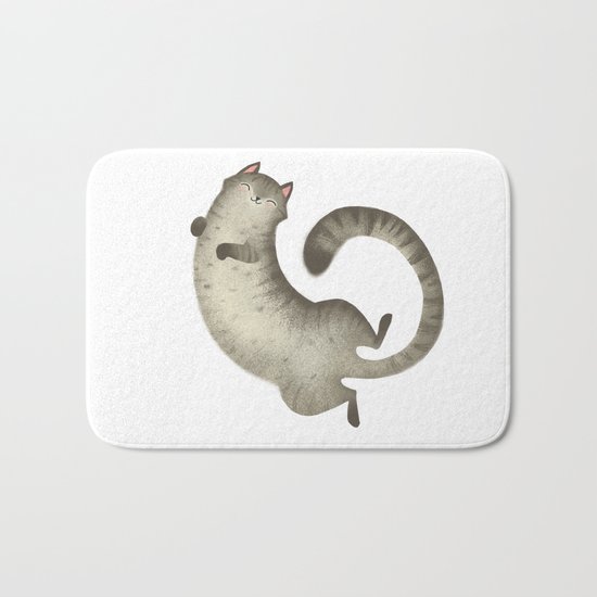 Happy Kitty Bath Mat