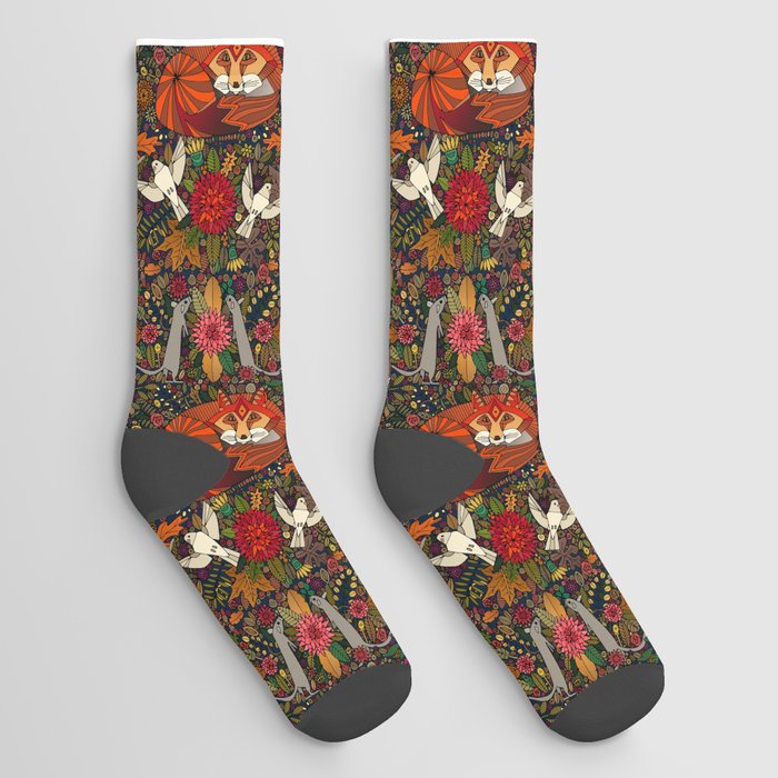 fox garden Socks