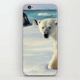 Polar bear iPhone Skin