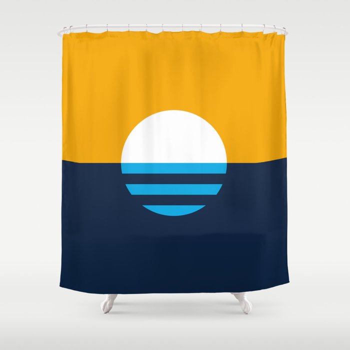 The People's Flag of Milwaukee Shower Curtain