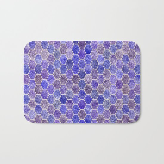 Glitter Tiles VIII Bath Mat
