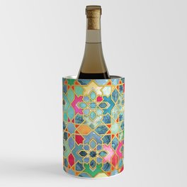 Gilt & Glory - Colorful Moroccan Mosaic Wine Chiller