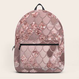 rose gold rolling backpack