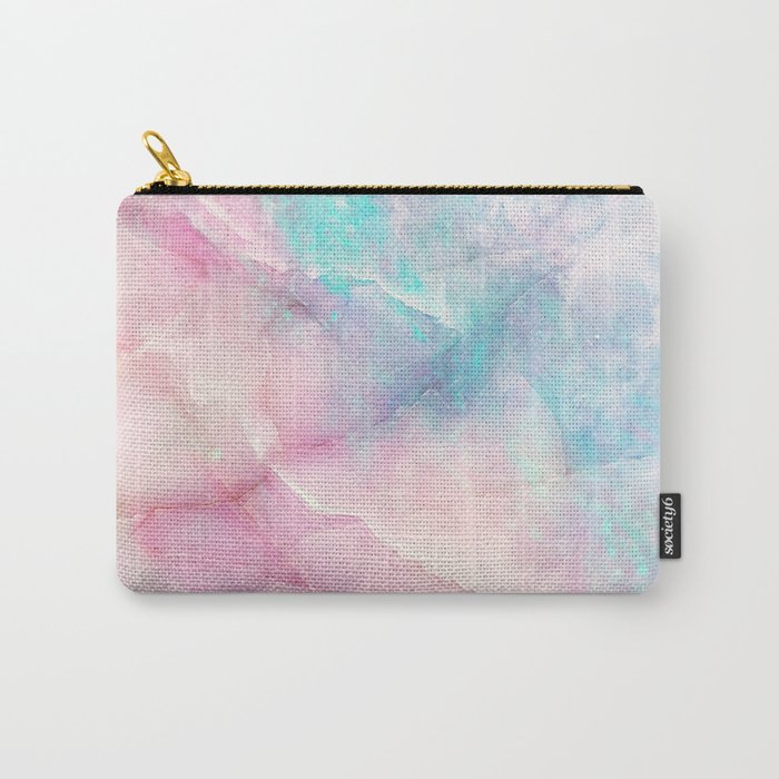 Iridescent marble Carry-All Pouch