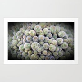 Cactus obsession spikes Joy Art Print