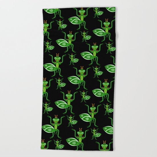 Mantis Beach Towel