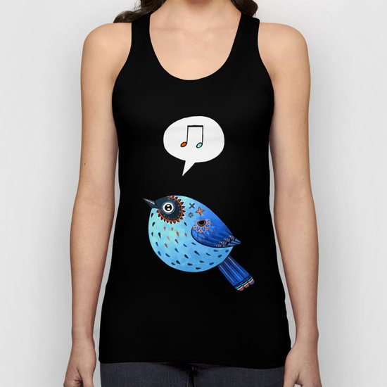 Blue Bird Unisex Tank Top